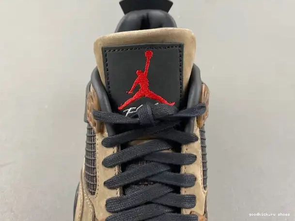 Retro Scott Jordan AJ4-882335 Brown 4 TS Air x Travis 0326
